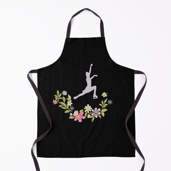 Item preview, Floral Figure Skater- Black Edition designed and sold by Megan-Alice.