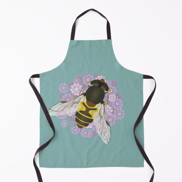 Item preview, A common drone fly on purple flowers designed and sold by Bwiselizzy.