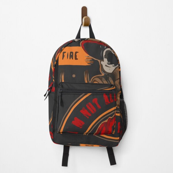 Item preview, Vintage Firefighting Emblem Concept With Skull Fireman Helmet Premium designed and sold by KainOdeh.