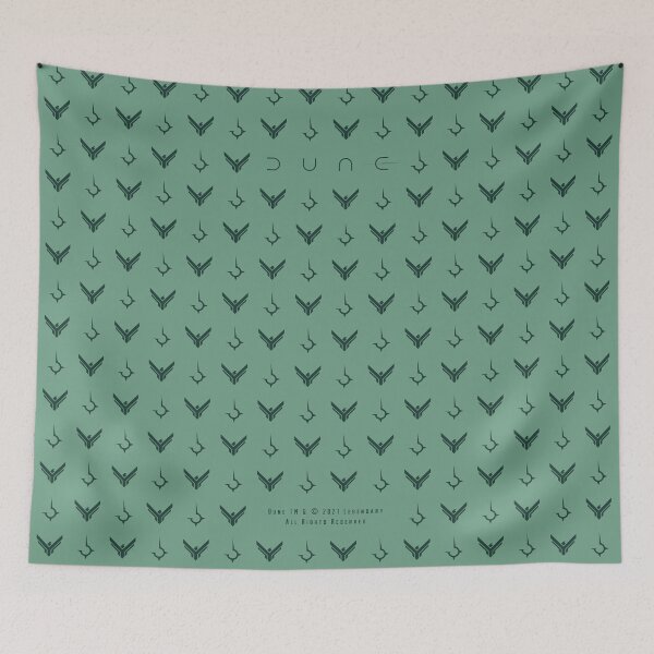 Item preview, Dune - Atreides and Harkonnen Symbol Pattern (Green) - designed and sold by Printerially.
