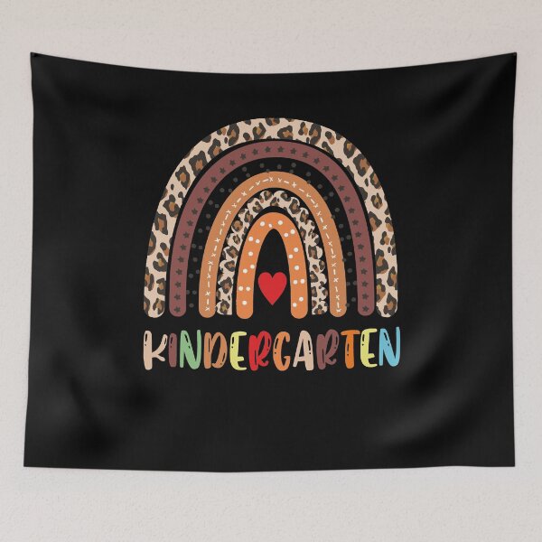 Item preview, Leopard Rainbow Kindergarten Teacher First Day Of School designed and sold by Tatus Brinal.