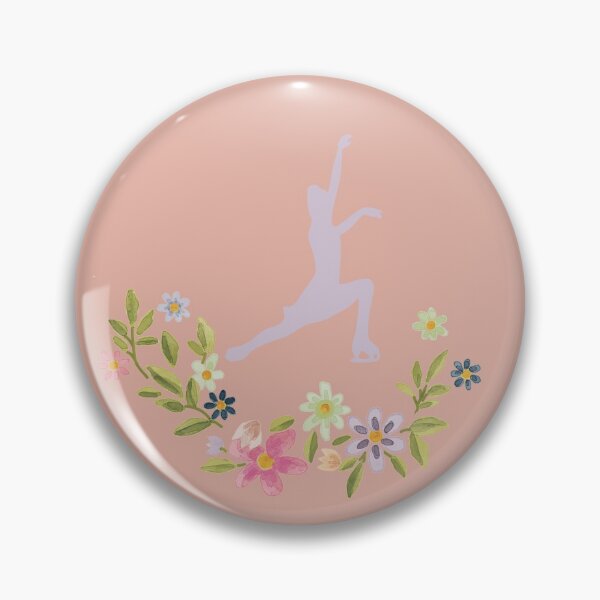 Item preview, Floral Figure Skater- Light Pink Edition designed and sold by Megan-Alice.