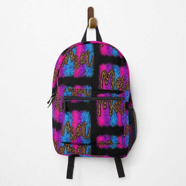 Item preview, Pink, purple and blue glitter mama leopard print- mama designed and sold by Designs Of all kinds.