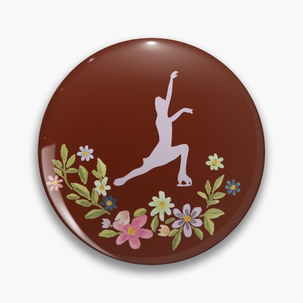 Item preview, Floral Figure Skater- Red Edition designed and sold by Megan-Alice.