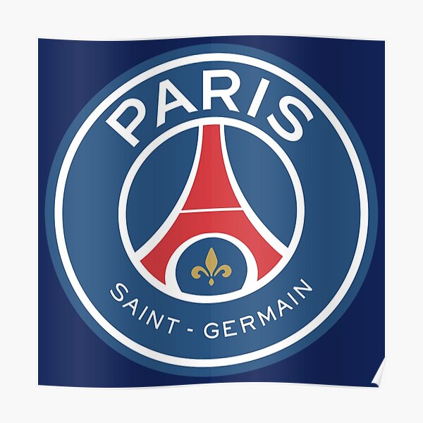 Dog, football player, Paris Saint-Germain club team Poster for