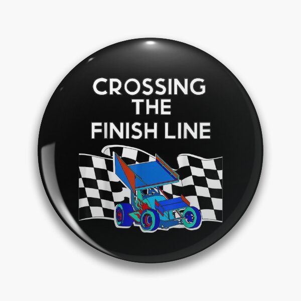 Item preview, Crossing Finish Line Graduation Dirt Track Sprint Car Racing designed and sold by vivanbess.