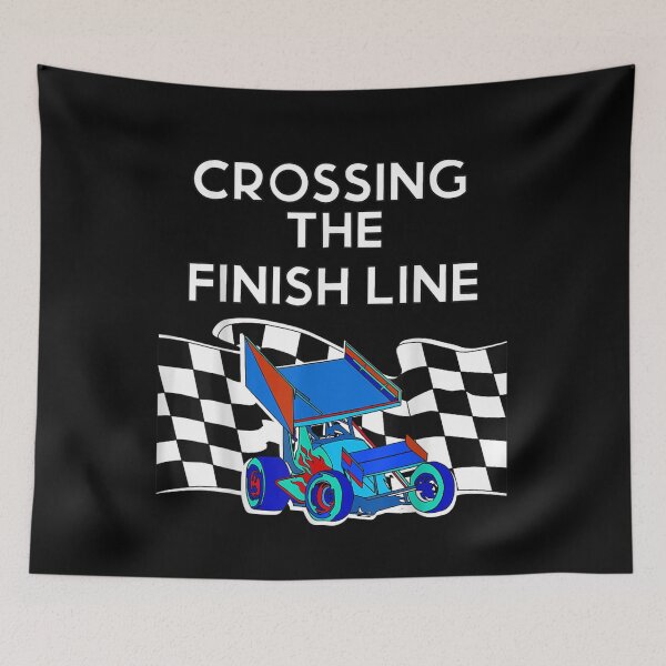 Item preview, Crossing Finish Line Graduation Dirt Track Sprint Car Racing designed and sold by vivanbess.