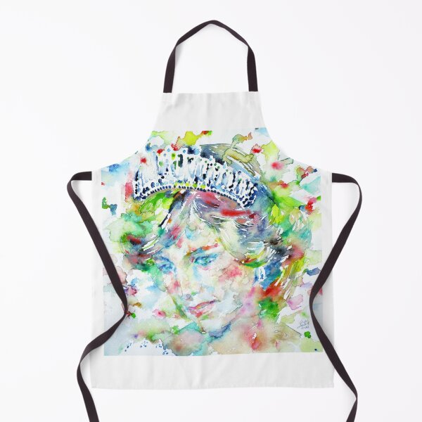 Item preview, DIANA - Princess of WALES - watercolor portrait designed and sold by lautir.
