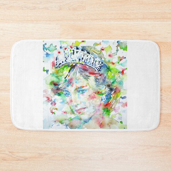 Item preview, DIANA - Princess of WALES - watercolor portrait designed and sold by lautir.