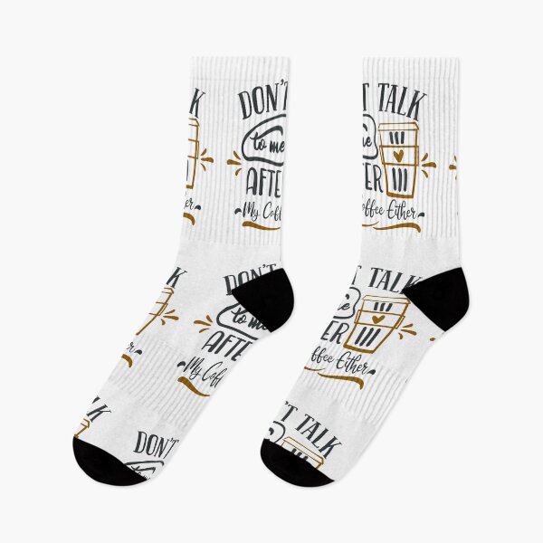 Item preview, Don't Talk to Me After My Coffee Either designed and sold by FOX1999-Design.