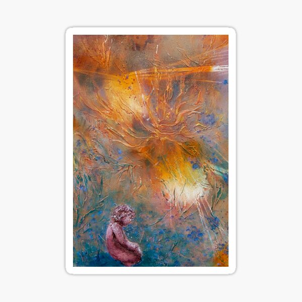Contemplation by 'Donna Williams' Sticker