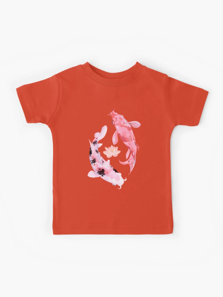 CHILD 009 EMBROIDERED CARP FISHING T-SHIRT