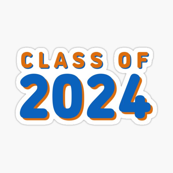 Class Of 24 Stickers for Sale