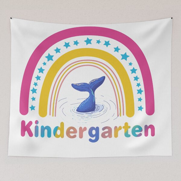 Item preview, cute rainbow kinder garten designed and sold by JUNL-Design.
