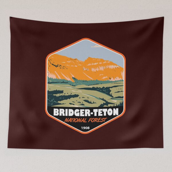 Item preview, Bridger Teton National Forest Sheep Mountain Badge designed and sold by KrisSidDesigns.