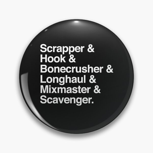 Item preview, Scrapper & Hook & Bonecrusher & Longhaul & Mixmaster & Scavenger designed and sold by Robot-Art.