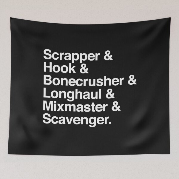 Item preview, Scrapper & Hook & Bonecrusher & Longhaul & Mixmaster & Scavenger designed and sold by Robot-Art.