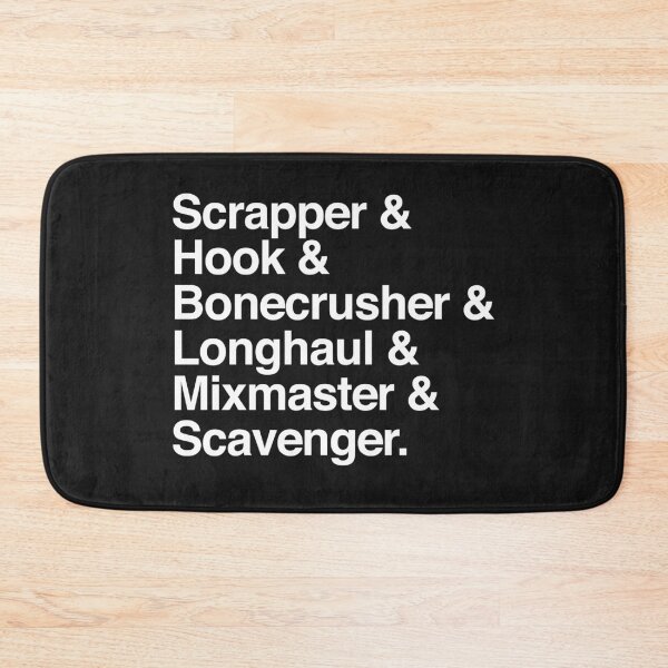 Item preview, Scrapper & Hook & Bonecrusher & Longhaul & Mixmaster & Scavenger designed and sold by Robot-Art.