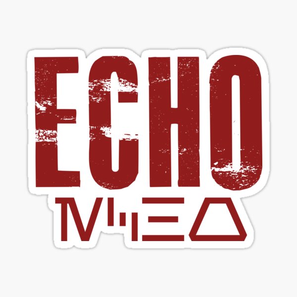 Vista previa del artículo con la obra «Eco Aurebesh», diseñado y vendido por ale-rose.