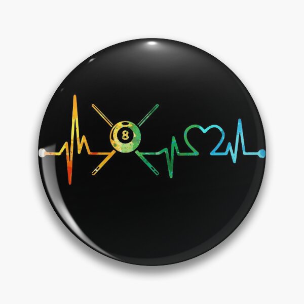 Item preview, BILLIARD HEARTBEAT WATERCOLOR designed and sold by WinghiDesign.