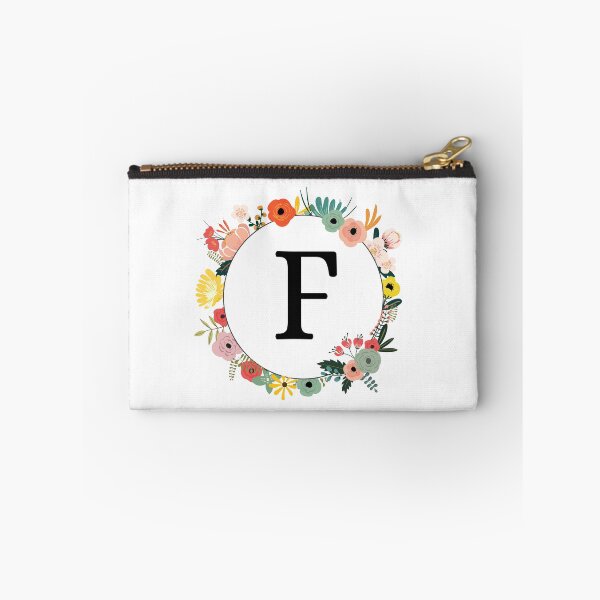 Item preview, Letter F Monogram with Flowers designed and sold by ShirleyDee.