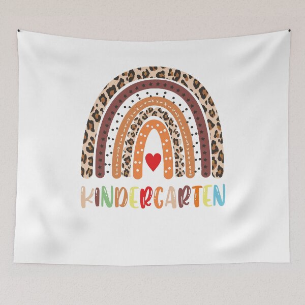 Item preview, Leopard Rainbow Kindergarten Teacher First Day Of School designed and sold by Tatus Brinal.