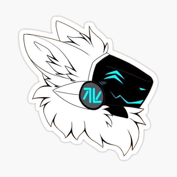 Protogen Mask Sticker for Sale by PhamilyGuy