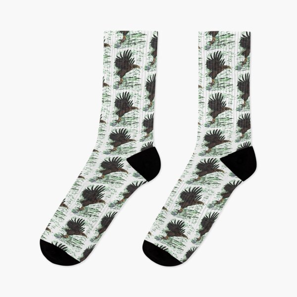 Item preview, Click & Meet White-tailed Eagle Flight Fish Sea Nature Threat Ecology designed and sold by G-M-Designs.