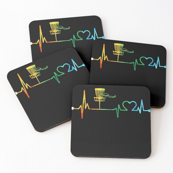 Item preview, DISC GOLF HEARTBEAT WATERCOLOR designed and sold by WinghiDesign.