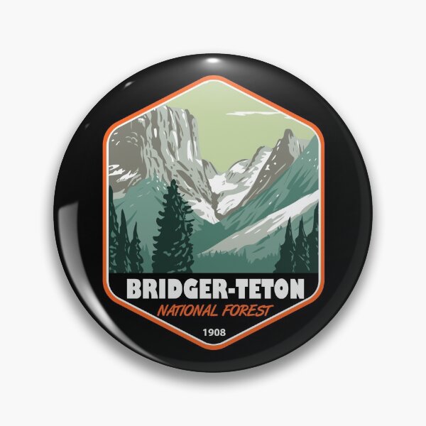 Item preview, Bridger Teton National Forest Continental Divide Badge designed and sold by KrisSidDesigns.