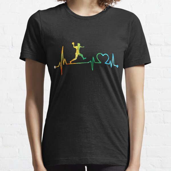 Item preview, HANDBALL HEARTBEAT WATERCOLOR designed and sold by WinghiDesign.