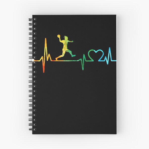 Item preview, HANDBALL HEARTBEAT WATERCOLOR designed and sold by WinghiDesign.