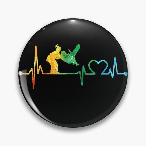 Item preview, JIU JITSU HEARTBEAT WATERCOLOR designed and sold by WinghiDesign.