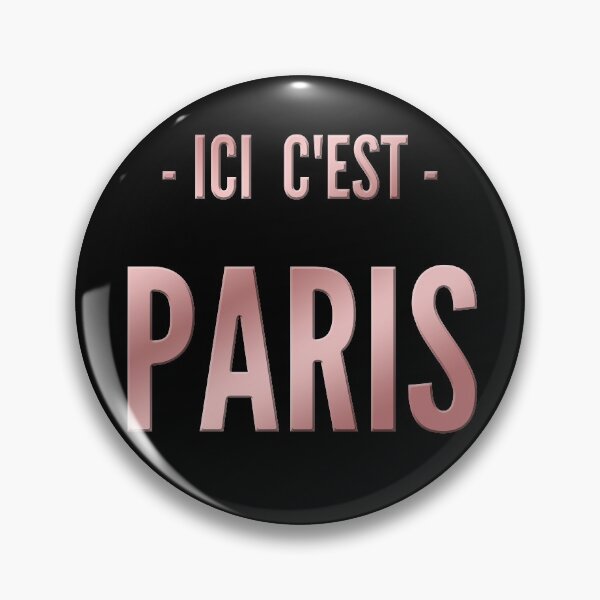 Artikelvorschau, Ici c'est Paris Roségold entworfen und verkauft von MrJean.