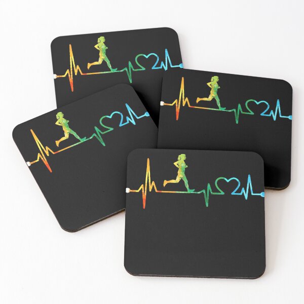 Item preview, JOGGING HEARTBEAT WATERCOLOR designed and sold by WinghiDesign.