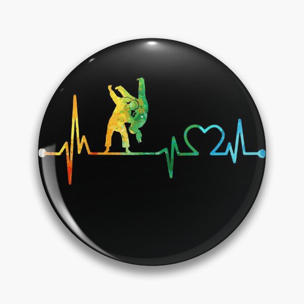 Item preview, JUDO HEARTBEAT WATERCOLOR designed and sold by WinghiDesign.