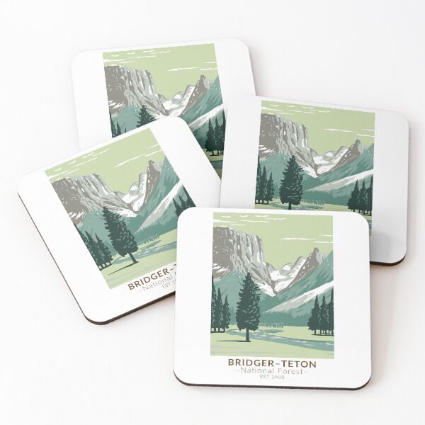 Item preview, Bridger Teton National Forest Upper Green River Vintage designed and sold by KrisSidDesigns.