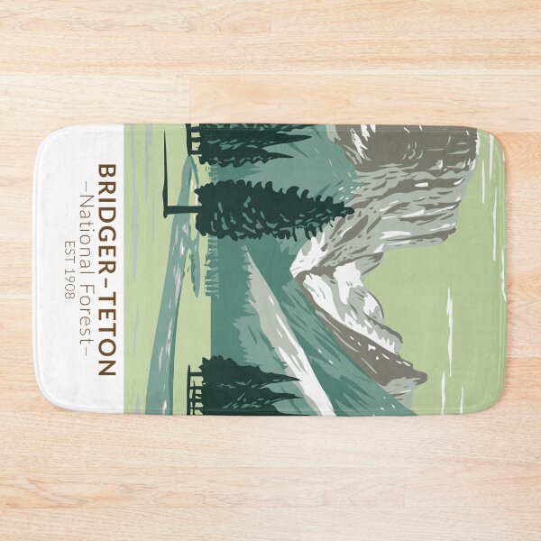 Item preview, Bridger Teton National Forest Upper Green River Vintage designed and sold by KrisSidDesigns.