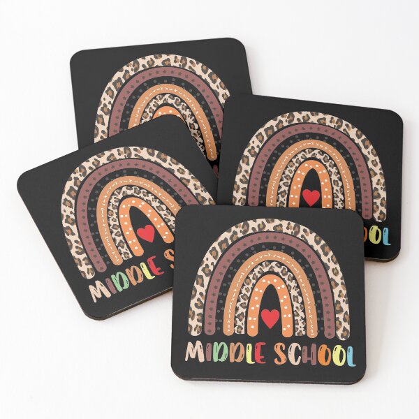 Item preview, Leopard Rainbow Middle School Teacher First Day Of School designed and sold by Tatus Brinal.
