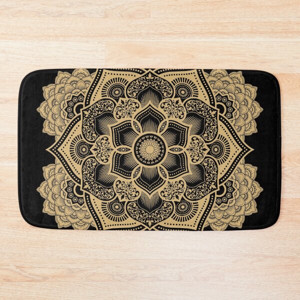 Item preview, Round Mandala Art Gold designed and sold by artomazo.