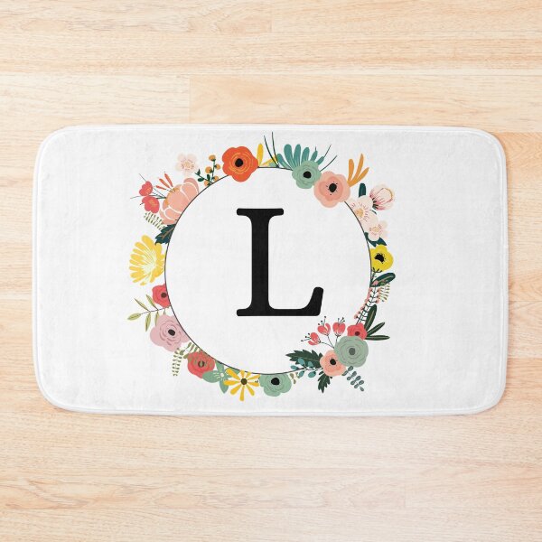 Item preview, Letter L Monogram with Flowers designed and sold by ShirleyDee.