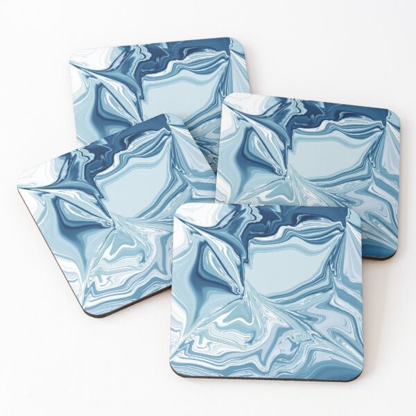 Item preview, Iced blue gem stone pattern designed and sold by Diane Hunter Art.