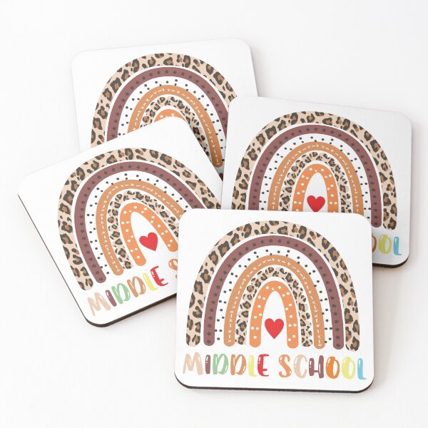 Item preview, Leopard Rainbow Middle School Teacher First Day Of School designed and sold by Tatus Brinal.