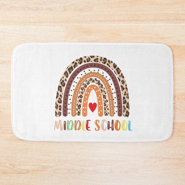 Item preview, Leopard Rainbow Middle School Teacher First Day Of School designed and sold by Tatus Brinal.