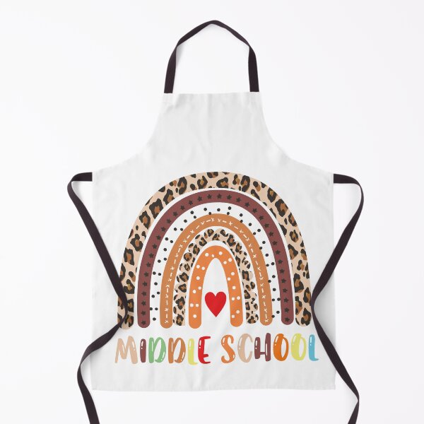Item preview, Leopard Rainbow Middle School Teacher First Day Of School designed and sold by Tatus Brinal.