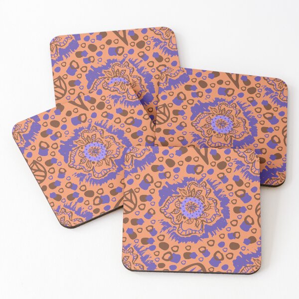 Item preview, geometry  abstraction doodles  zigzags flowers designed and sold by vladislava antsiferova.