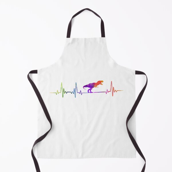 Item preview, Dinosaur heartbeat watercolor designed and sold by loves789.