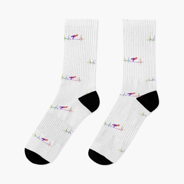 Item preview, Dinosaur heartbeat watercolor designed and sold by loves789.