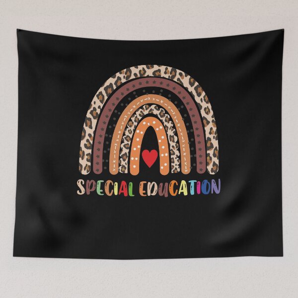 Item preview, Leopard Rainbow Special Education Teacher First Day Of School designed and sold by Tatus Brinal.