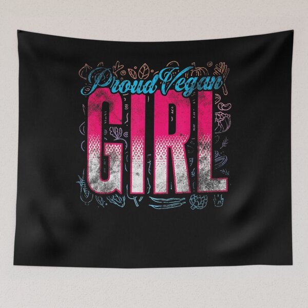 Item preview, Proud Vegan Girl Vegetarian Food I Am A Vegan designed and sold by patsa4.
